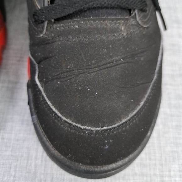 Nike Jordan 5 Retro Low Alternate 90 2016 819171-001 Black Red Size 10.5 - Picture 13 of 14